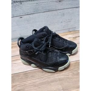 Nike Air Jordan 6 Rings 'Black' Youth Size 11C